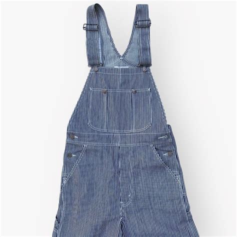 celine overall in hickory denim|Hickory Stripe Overalls 34 .